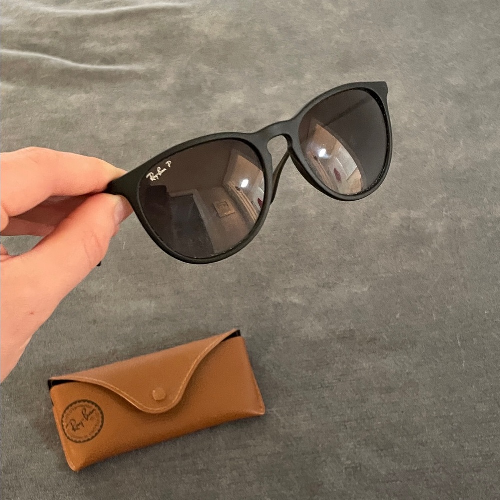 Ray-Ban Matte Black Cat-Eye Sunglasses